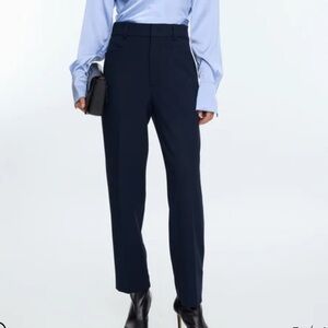 Vanilia black tapered leg pants made in Italy size 42